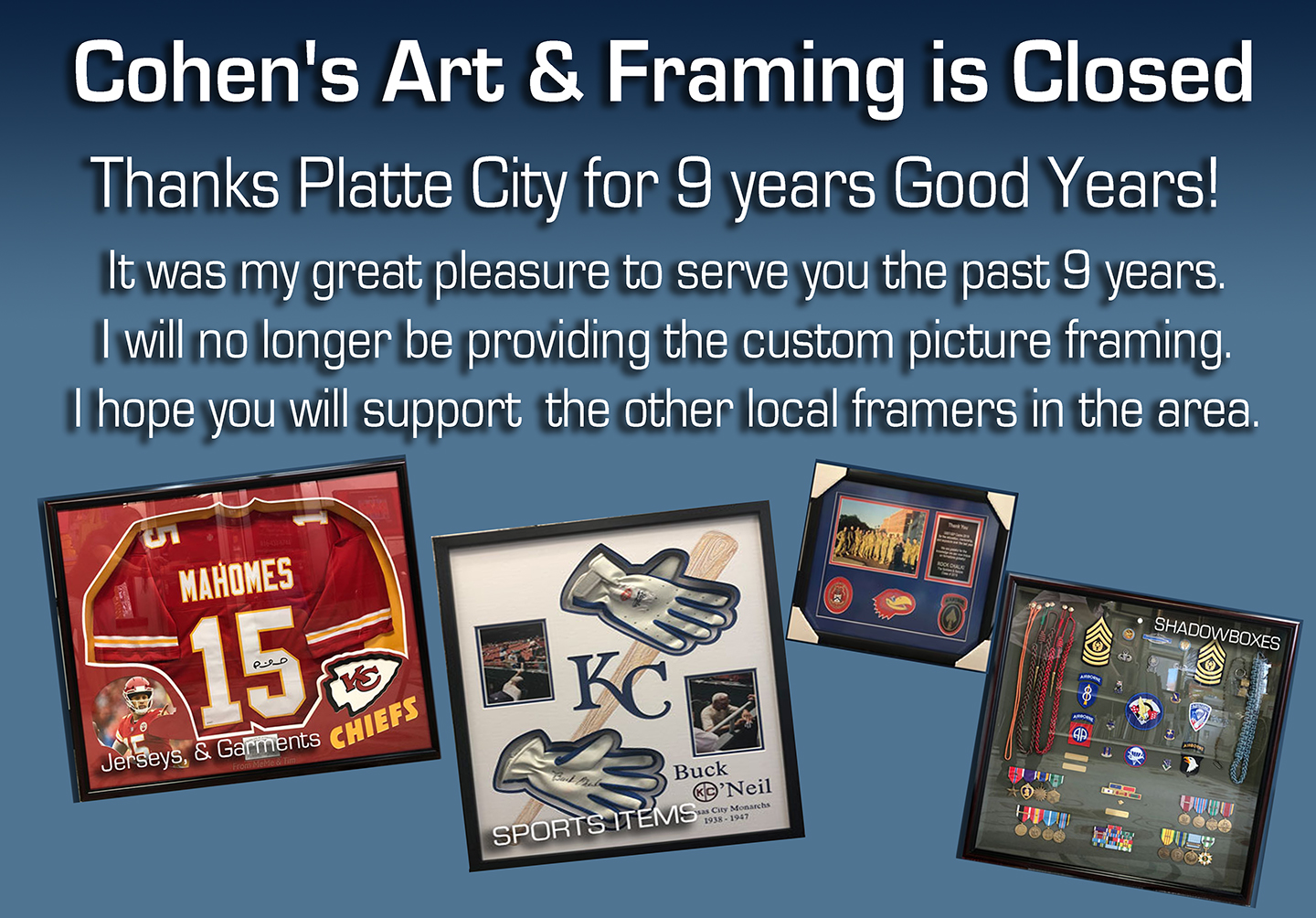 Custom Picture Framing